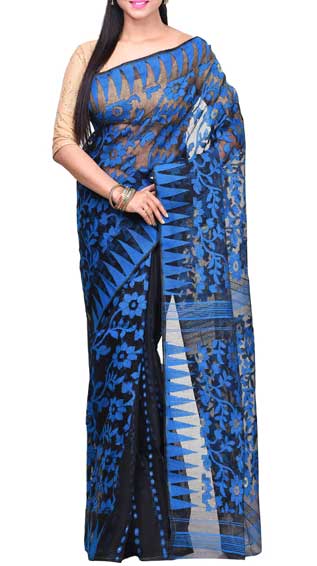 Floral Jamdani Saree