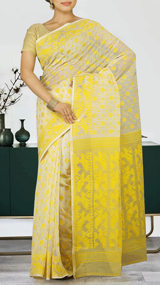 Tonal Shades Jamdani Saree