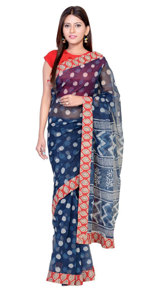 Kota Doria Cotton Saree