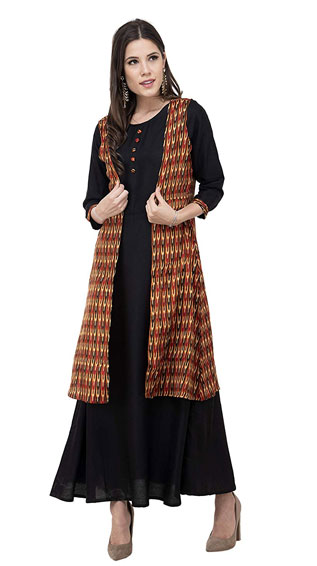 long Kurti With Shrug