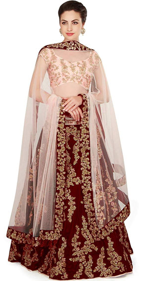 Silk Lehenga Choli