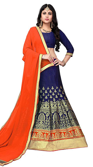 Silk Weaving Lehenga Choli