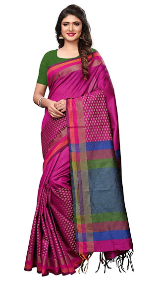 Tussar Silk Jacquard Saree