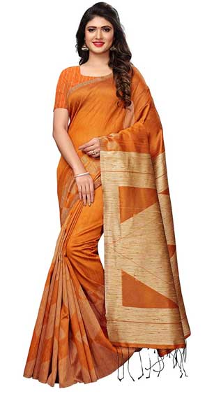 Tussar Silk Jacquard Saree