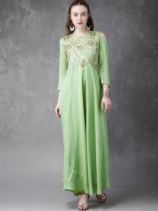 A-Line Zardouzi Kurti