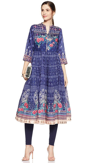 BIBA Women's Anarkali Kurti