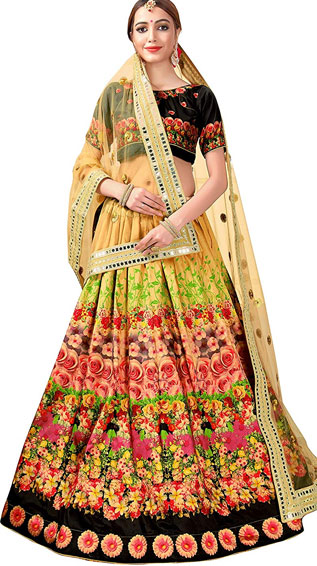 Digital Print Lehenga Choli