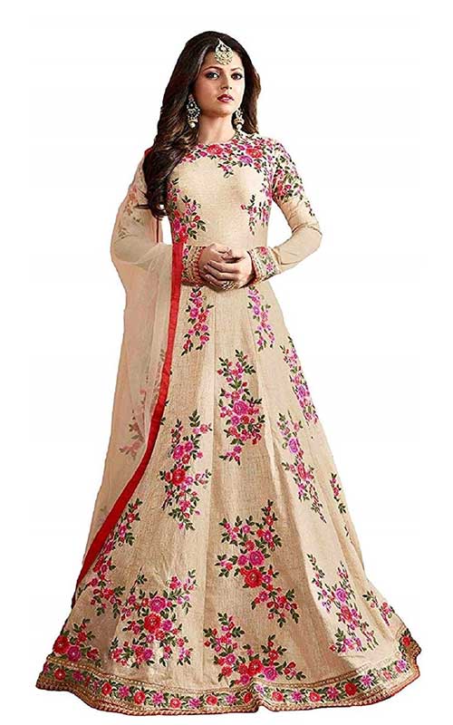 Embroidered Anarkali Gown 