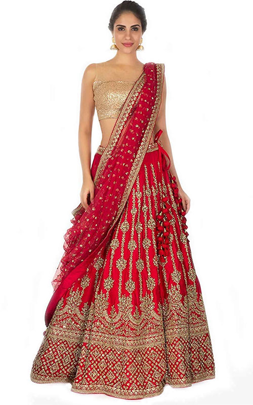 Embroidery Work Lehenga 