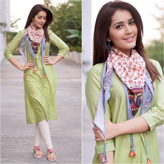 Kurti WIth Scarf