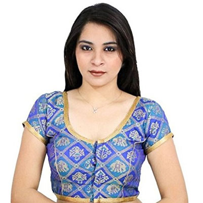 Multi-color Brocade Women Blouse