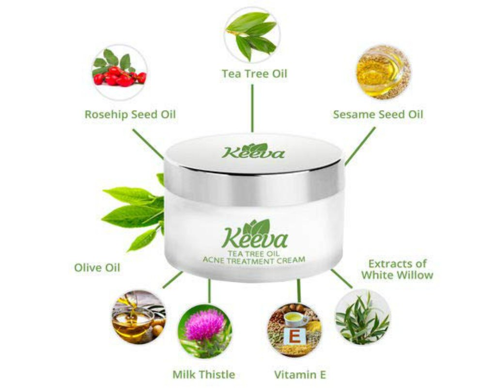 Keeva Organics Faster Acne Treatment Cream 