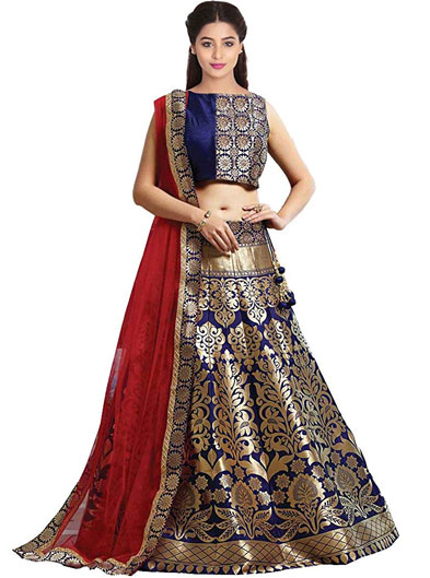 Silk Lehenga Choli