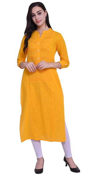 Casual Princess Cut Long Cotton Kurti