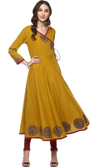 Angrakha Anarkali Kurti