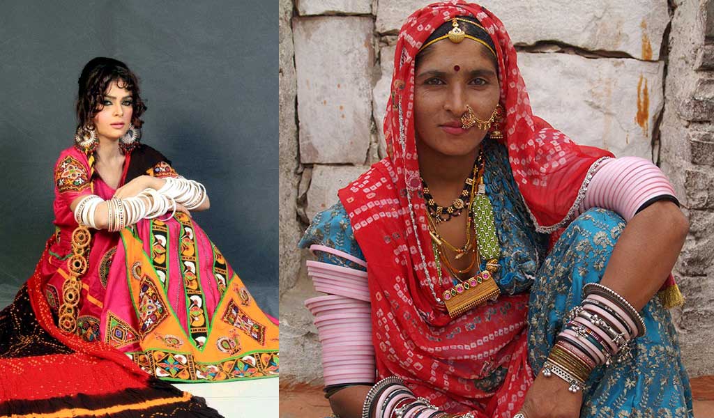 राजस्थानी आदिवासी दुल्हन के कंगन
