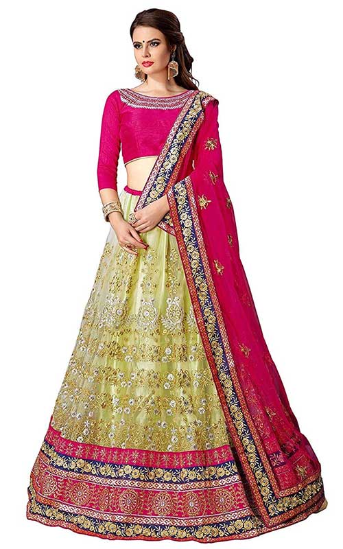 Fashion Georgette & Net Lehenga Choli