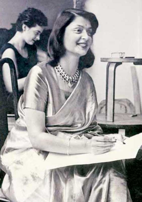 Maharani Gayatri Devi Black & White Picture