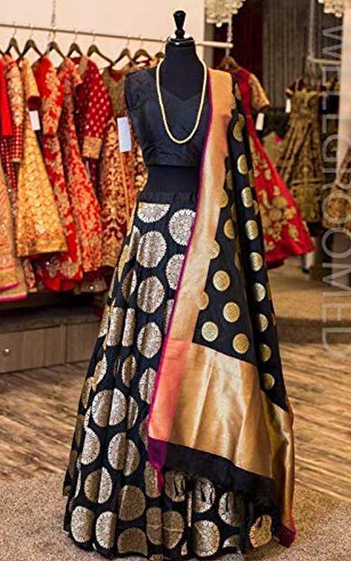 Banarasi Brocade Silk Lehenga