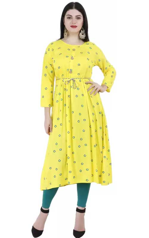 Festive & Party Bandhani Women Kurti