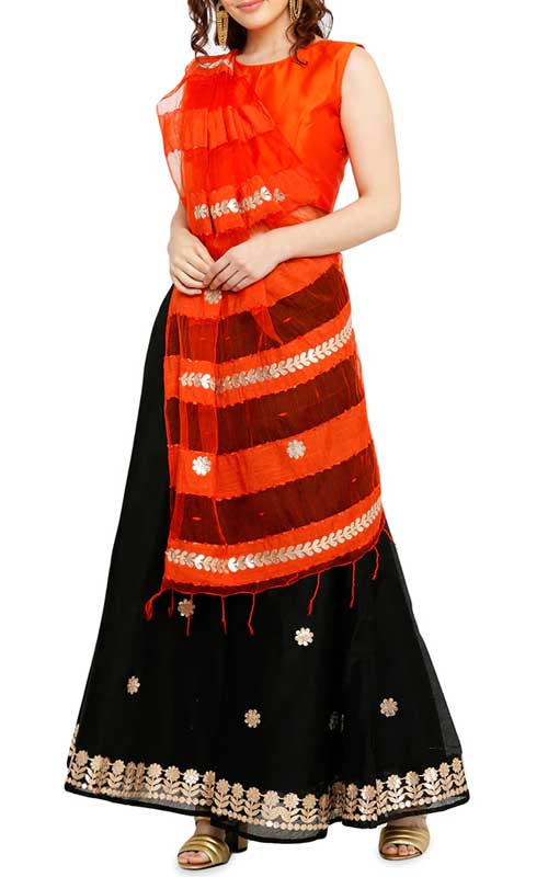 Gota Patti Flared Lehenga