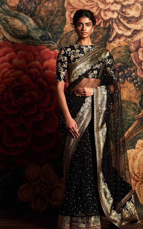 Gorgeous Black Sabyasachi Saree