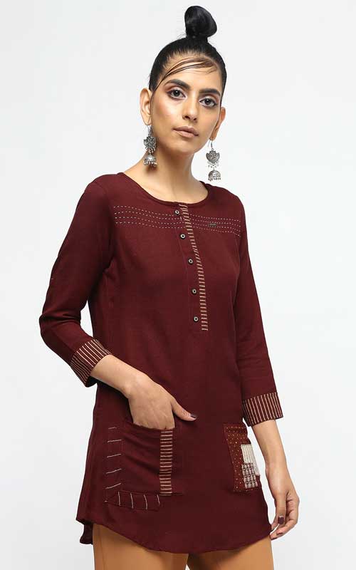 A-Line Kaantha Short Kurti