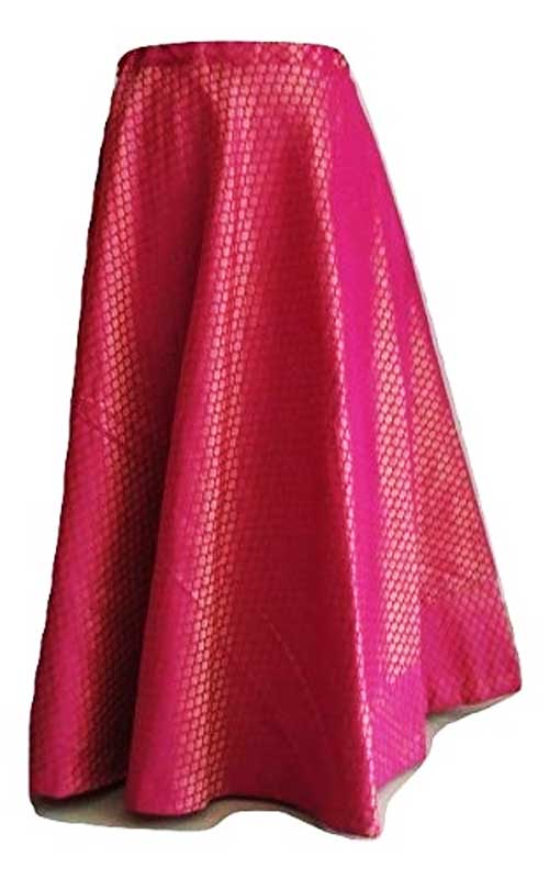 Brocade Silk Umbrella Cut Lehenga