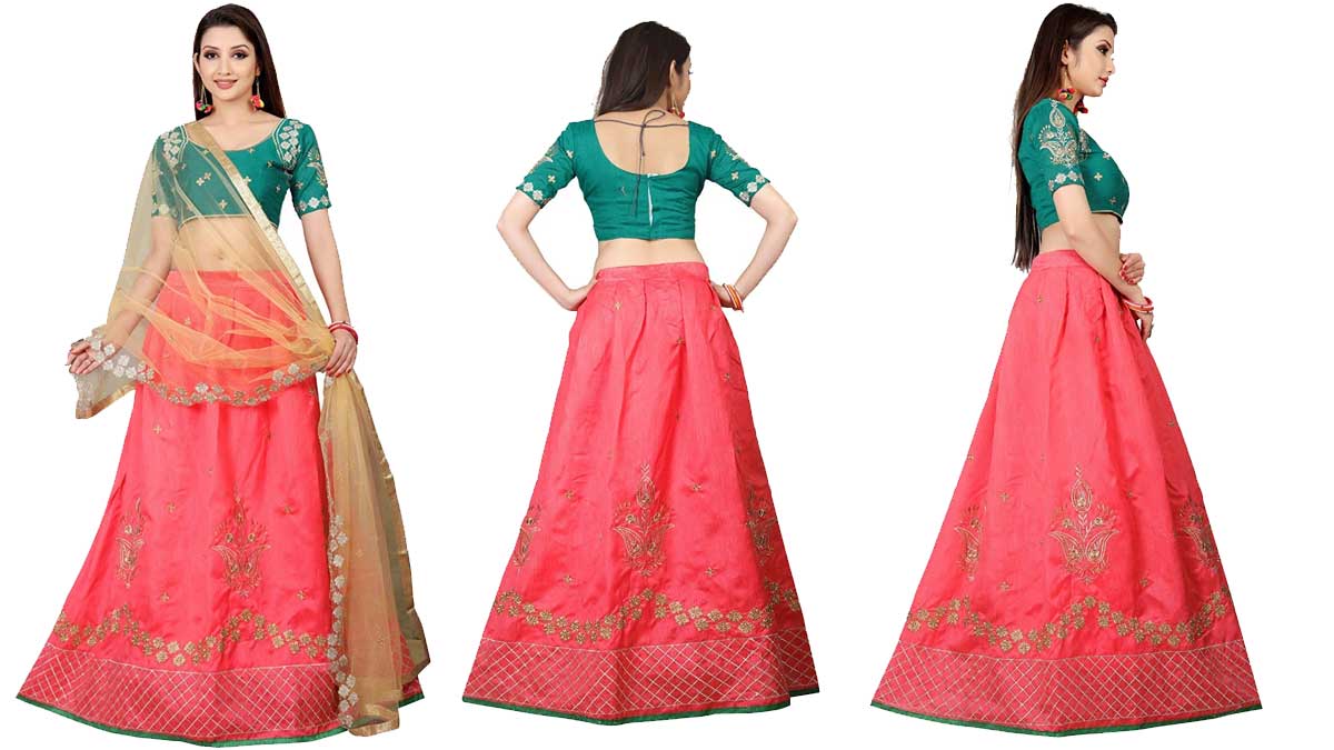 Chiffon Lehenga Choli