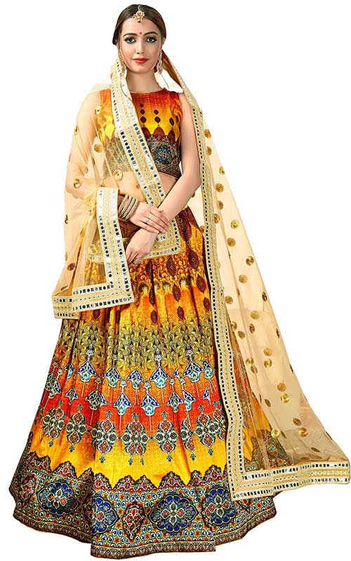 Digital Printed Lehenga Choli