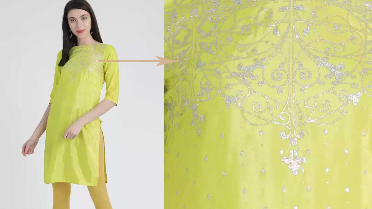 Pretty Straight Kurti - Party Wear