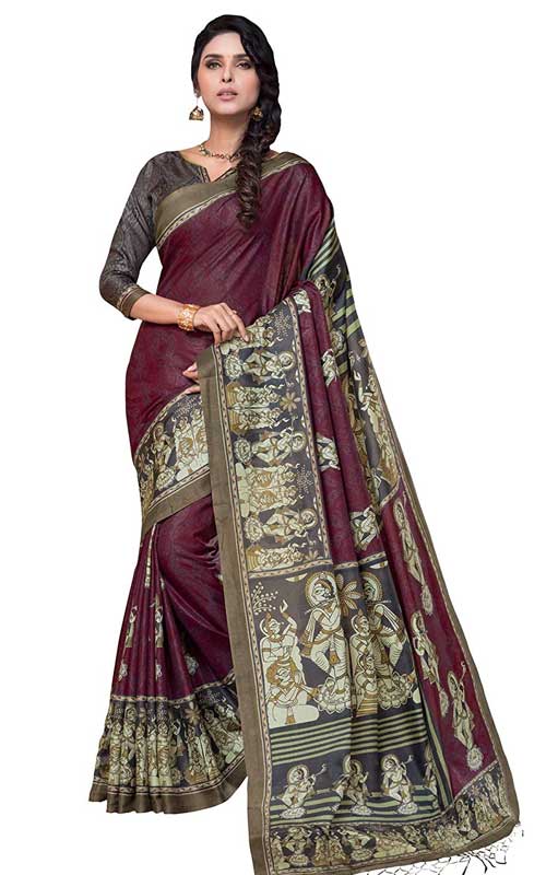  Manipuri Silk Saree