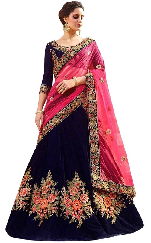 Taffeta Satin Lehenga Choli