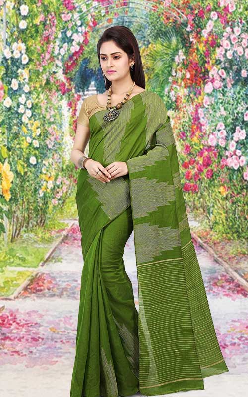 Tant Women's Silk Cotton Saree 