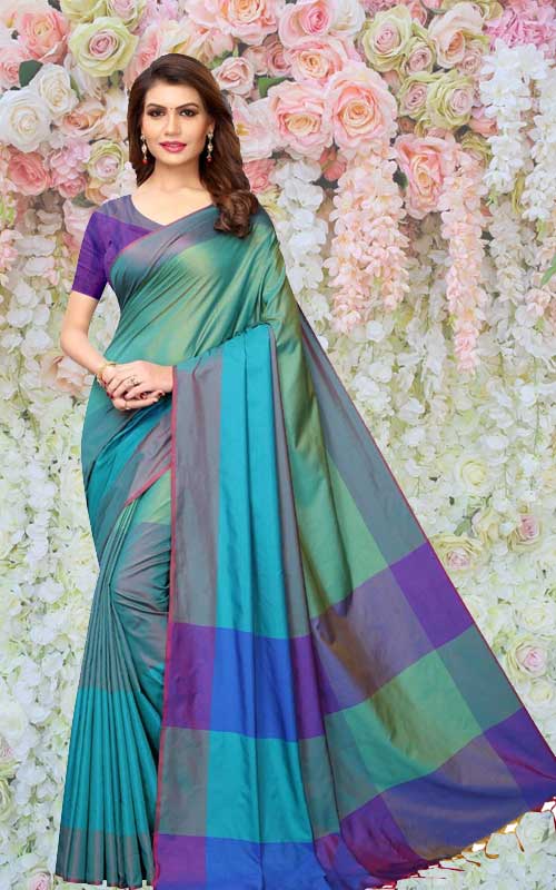 ডিজাইন কটন সিল্ক শাড়ি 