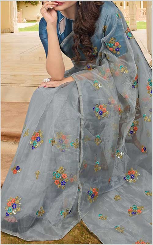 Organza Silk Saree (Surat Saree)