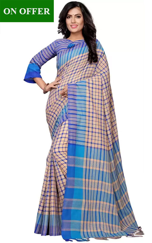 Daily Wear Cotton Blend Saree