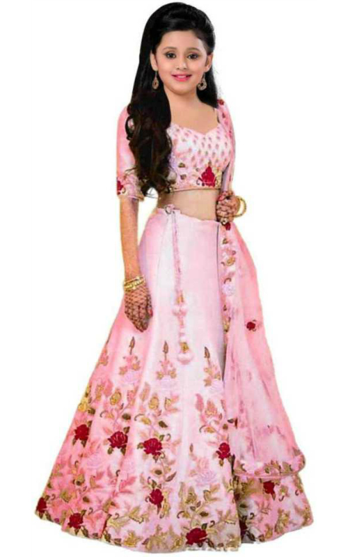 Pink Party Wear Lehenga Choli