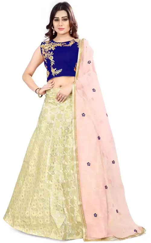 Semi Stitched Lehenga Choli 