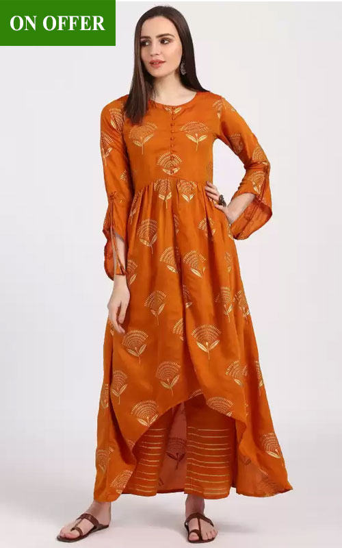 Women Kurta & Palazzo Set