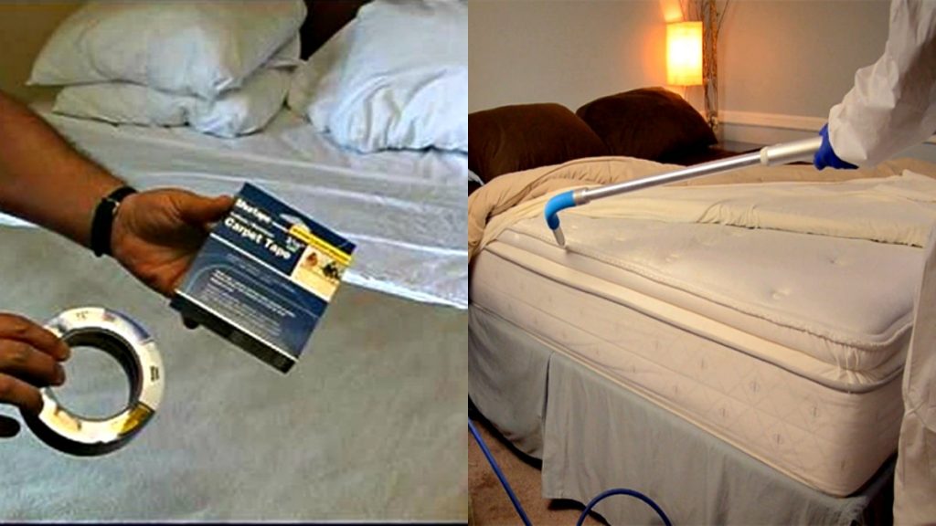 tape and spray to prevent bed bugs