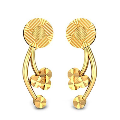 18KT Yellow Gold Studs