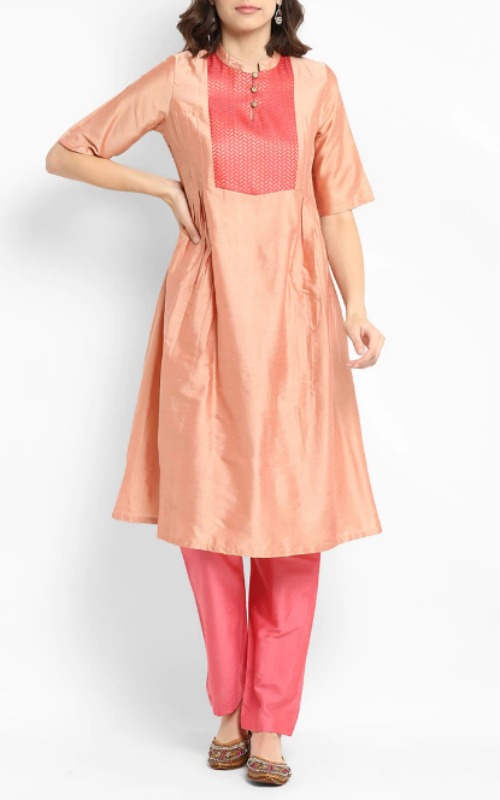 A-Line Brocade Kurta