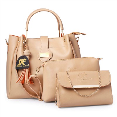 Cream Coloured Leather Handbag