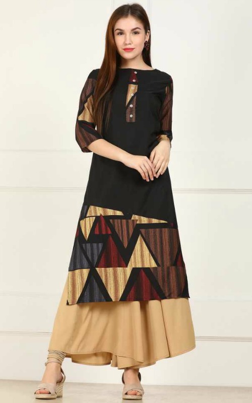 Multicoloured Kurta Set