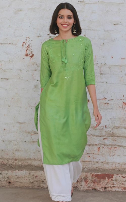 Tussar Silk Cotton kurta