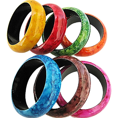 Wooden Multipurpose Multicolour Bangles
