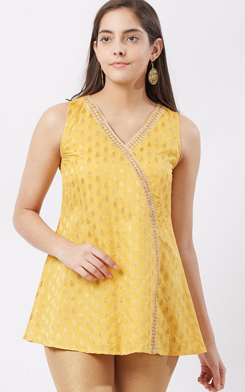 Zari Woven Kurti