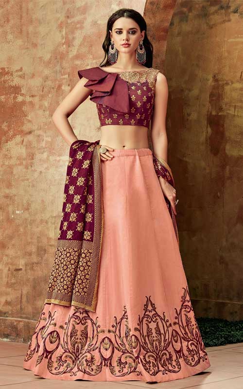 Designer Silk Lehenga Choli