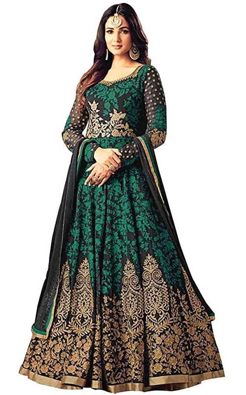 Anarkali Style Lehenga
